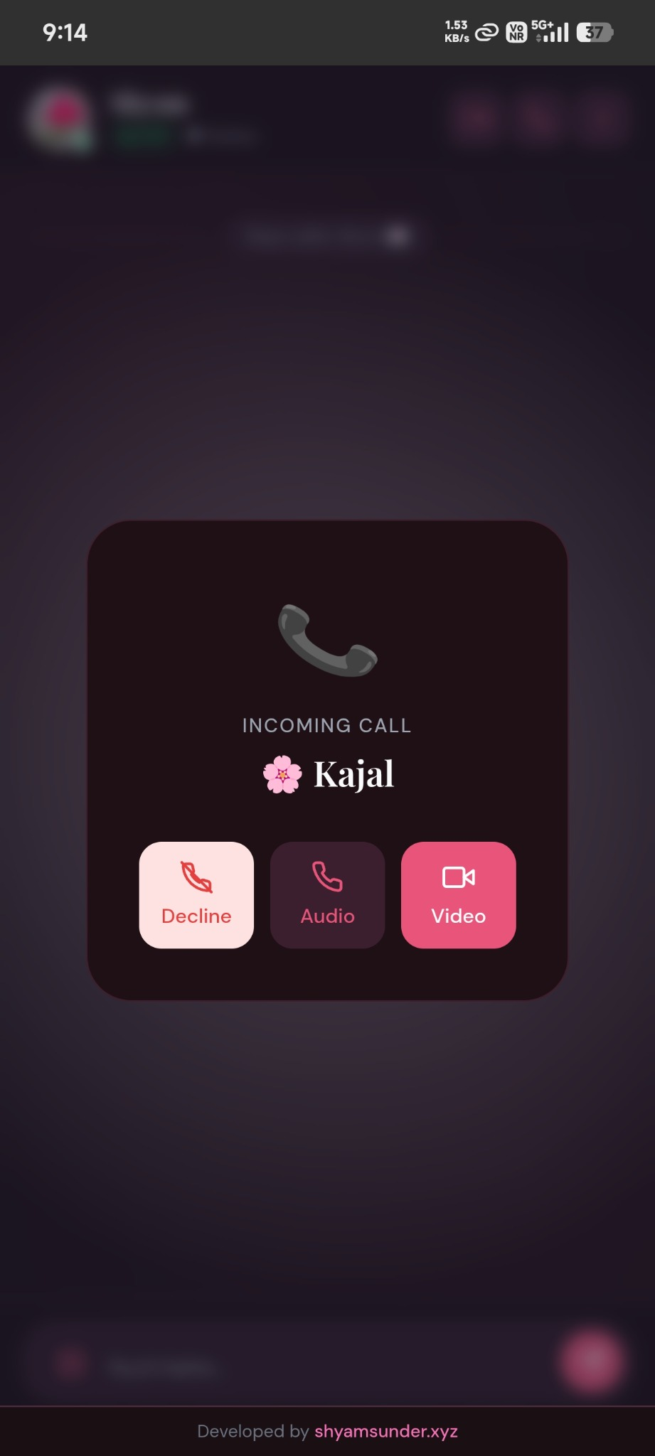 Incoming Call